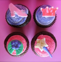 Princess fondant cupcake toppers Princess fondant cupcake toppers
