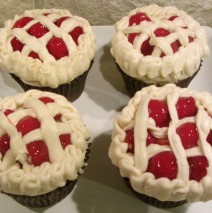 Cherry Pie Cupcakes