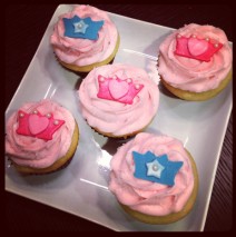 Princess & Prince cupcakes Princess & Prince cupcakes
