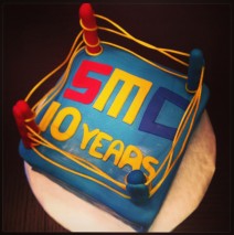 Boxing Ring Company Anniversary Cake